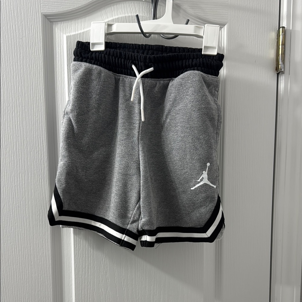 Jordan Kids' Gray and Black Shorts GUC
